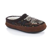 Acorn Women's Forest Mule, Chocolate Owl, Large (8-9 M US)