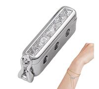 Acortador de collar para cadena fina - Clip acortador de metal, potenciador de joyería ajustable, eslabón de cierre | Accesorio reductor compacto para mujeres, viajes, desplazamientos, compra