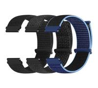 Acortjl Correa de reloj de nailon de liberación rápida de 18 mm, 20 mm, 22 mm para hombre, correas de nailon deportivas ajustables y transpirables, 3 unidades