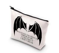 ACOTAR - Bolsa de maquillaje Cassian and Nesta Gifts Whatever You Need to Throw at Me I Can Take It I Won't Break ACOTAR Merch, Whatever You UK