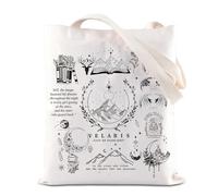 ACOTAR Merch Velaris City of Starlight Merch The Night Court Inspire Bolso de mano Acotar Velaris, Velaris Reino Unido, 14.56INCH
