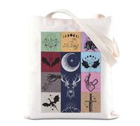 Acotar - Regalo inspirado en guía de alas para tog, merch, basgiath war universitario, regalo de fantasía, 1, medium, Bolsa de