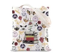 ACOTAR - Regalo inspirado en novela de fantasía, libros de regalo, regalo para amantes, una corte de espinas y rosas, regalo SJM, White, 14.56INCHES
