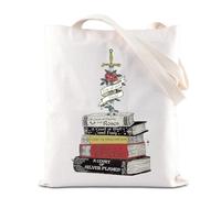 ACOTAR - Regalo inspirado en novela de fantasía, libros de regalo, regalo para amantes, una corte de espinas y rosas, regalo SJM, White, Large