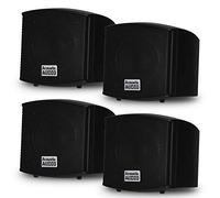 Acoustic Audio AA321B - Altavoces de Interior montables (800 W, 2 Pares), Color Negro, AA321B-2Pr