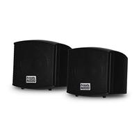 Acoustic Audio AA321B Mountable Indoor Speakers 400 Watts Black Bookshelf Pair