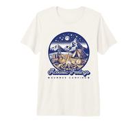 Acoustic Feelings Summer Camping Vacation Folk Music Camiseta Premium