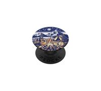 Acoustic Feelings Summer Camping Vacation Folk Music PopSockets PopGrip Adhesivo
