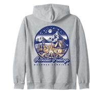 Acoustic Feelings Summer Camping Vacation Folk Music Sudadera con Capucha