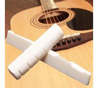 Acoustic Guitar Bridge Saddle Pins Set (brass Pins & Bone Saddle Nut)