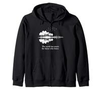 Acoustic Guitar Earth Has Music For Those Who Listen Sudadera con Capucha