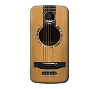 Acoustic Guitar Funda Carcasa Case para Motorola Moto Z Force, Z Play
