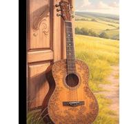 Acoustic Guitar Notebook - Lyric Journal, Music Notebook, Lined Paper 110 Pages
