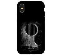 Acoustic Guitar Player Six String Classic Rock & Roll Carcasa para iPhone X/XS