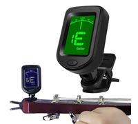 Acoustic Guitar Tuner - 4.5*3*4.5cm Guitar Tuner Clip On, Digital Tuners Of Guitars Accessories With LCD Display, Guitaar Tunser Clip On For Acoustic Guitaars, Bass, Violin, Ukulele, Electronic Guita