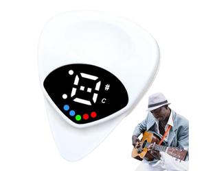 Acoustic Guitar Tuner, Guitar Picks 2-in-1, Electric Guitar Tuner, Beginner Guitar Tools, Guitar Learning Accessories, Guitar Tuner for Beginners, Battery Powered Tuner, Guitar Picks for Beginners,