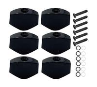 Acoustic Guitar Tuning Pegs, 6-Piece Metal Square Knob, Durable Guitar Tuning Machines Heads for Maintenance, Upgrade, Repair, Musician, Home Studio, Music Lovers