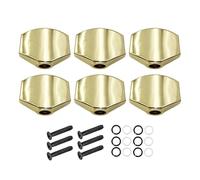 Acoustic Guitar Tuning Pegs - Juego de 6 piezas de metal cuadrado para la cabeza de la máquina | Replacement Tuning Knobs for Guitar Upgrade, Repair, Maintenance, Musician, and Home Studio