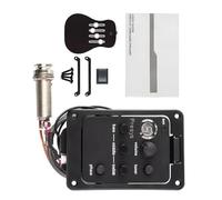 Acoustic Preamp Pickup, Guitar Preamp Equalizer, Acoustic Electric Transducer, Low Battery Indicator Pickup, Volume Control Pickup, 1.78 X 2.76 Inches For Straightforward Installation
