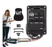 Acoustic Preamp System, Guitar Preamp Equalizer, Acoustic Electric Transducer, Low Battery Indicator Preamp, Volume Control Preamp, Guitar Pickup System, Acoustic Guitar Amplifier