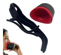 Acoustic Vocal Silencer, Soundproof Mouthpiece, Ergonomic Audio Muffle, Portable Warm Up Apparatus, Internal Foam Noise Reduction, Performance Equipment for Actors, Singers, Travelers