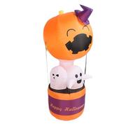 Acouto 1.8m Inflable Ghost Balloon Mire Captando la Decoración del Patio de Calabaza con LED Incorporado para el Jardín de la Fiesta del Césped EU 220? 240V N: Adecuado para el Fantasma Inflable del