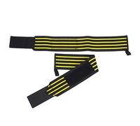 Acouto 1 Par/Set Fitness Levantamiento de Pesas Muñequeras Entrenamiento Compresión Soporte para Muñeca BraceRed Black con Soporte Que Proporciona Levantamiento o y con Cuando el Bucle de Longitud