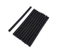 Acouto 10 Piezas Negras de 7 Mm / 11 Mm de Palitos de Pegamento de Fusión en Caliente, sin Veneno, Palitos de Pegamento de Estabilidad Térmica para Cerámica, Electrónica, Papel, (11 * 200 mm)