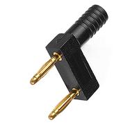 Acouto 10 UNIDS U52 2 Mm Conector Banana Doble Enchufe de Cortocircuito Conector de Cable 10 Mm Espaciado Negro Calidad Alto Proceso Fuerte Excelente Confiable Simple Confiabilidad Vibración No