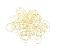 Acouto 100 Pcs Se Encuentran Disponibles los Tamaños de Joyas de Joyas para el Aro de Vidrio del Círculo de Acero Aro de Oreja Círculo de Oreja Redondo de de Vidrio de de (Dorado 30 * 25 mm)