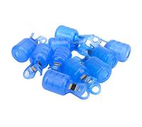 Acouto 10pcs EVA Cubierta de Gancho de Pesca Soccultor Protector Gancho Box/Cover Pesca Cajas Herramientas sobre y t. El No Puede El, Sino También Otras (L 3.2cm / 1.3in)