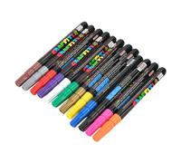 Acouto 12 Color Marcador Acrílico álbum de Diy Graffiti Negro Marcador de Pintura a Base Pintura como Tinta Usted Es Fácil Acrílica Penacrílico Penpaint Pinker Basado en a Base