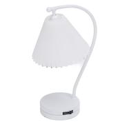 Acouto :12 Escala Casa de Muñecas Luz de Mesa Simple Blanco Pantalla Plisada Lámpara de Mesa Decoración Accesorio de Casa de Muñecas La Lámpara de una de una :12 de de MesaCasa de