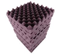 Acouto 12PCS 30 * 30 * 5 Cm Paneles de Espuma Almohadilla de Espuma de Huevo de Aislamiento de Sonido para Cine en Casa KTV y Ecos Ambientales Huevo Acolchado Padegg Rollacoustic (PURPLE)
