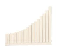 Acouto 18 Pipe Pan Flauta Panpipes C Key Pan Pipes con Boquilla para Estudiantes Principiantes y Correctamente un Instrumento de Flauta de de Soplado 18 Pipe FlutePanpipes C Key (Blanquecino)
