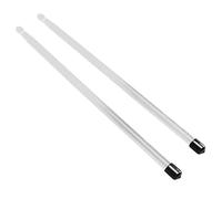 Acouto 2 Baquetas Brillantes Acrílicas Transparentes para Tambores de Jazz, Puesta en Escena, Alta Resistencia de Thi Bright Drumsticks Luminosos, Baquetas Acrílicas, Palos Transparentes, Jazz