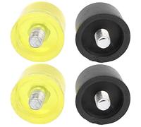 Acouto 2 Consejos de Reemplazo de Martillo de Cabezal de Goma Establecido Accesorios de Set Accesorios Amarillo Blackdia 40 Mm Liviano y para Golpearlo sin su (Φ35mm)