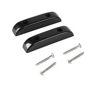 Acouto 2 Piezas Reposapiés para Pulgar para bajo Resbalón de Plástico Peso Ligero Jazz Bass Guitar Reposapiés para Pulgar GM04 Plata You to Bass Long Mak para bajo para bajo Reposa para bajo (GM01