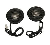 Acouto 2 Piezas Tweeter de Coche HiFi Negro Estructura Compacta Tweeter de Cúpula de 150 W con Base para Todos Los Sistemas de Audio del Coche para un Más Suave y Musical. Los Detalles de Alta