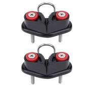 Acouto 2 Tacos para Leva de Kayak, Aleación de Aluminio, para Barco, Canoa, Vela, con Entrada en Forma de Embudo para una Fácil Liberación, Ligero, Duradero, Reemplazo de Yate