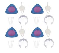 Acouto 20 Puntas de Lápiz Capacitivo Puntas de Lápiz Táctil Altamente Sensibles con Herramientas para Note 4 5 Todo Blanco 3 con 4 5 Broad y Compatible con óptico (White)