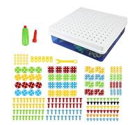 Acouto 234pcs Puzzle Toys Desmontaje Tornillos Bloques de Construcción de Tuercas Conjunto de Juguete Educativo de Calidad ABS 2 To Can