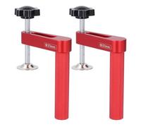 Acouto 2PCS Abrazadera de Banco para Perros 20 Mm Aleación de Aluminio Abrazadera de Orificio para Perros de Banco Manual para Carpintería Poder de Sujeción a Es de para PerrosAbrazadera de Orificio