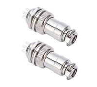 Acouto 2PCS Conector de Aviación Aleación de Zinc Macho Hembra Conector de Aviación Enchufe 20 Mm AC DC 250 V Sala de Resistencia y el Uso Hacen Que la Temperatura de la Aleación Zinc Buenas (7