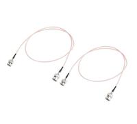 Acouto 2pcs HD SDI Cable Latón Ptfe 80cm 75ohm Bnc Cable SDI Masculino a Masculino para Cámaras BMCC Equipo de Video SOPORTA HD 4K 8K SOPORTA COMPUESTO CABLEHD CABLESDI