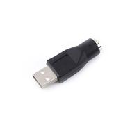 Acouto 2pcs USB 2.0 Un Conector Convertidor de Adaptadores Male a PS/2 para PC COMPUTADOR USB a PS/Adaptador a/a/Conversor a/a /