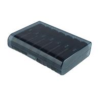 Acouto 3 Veces Al Día 7 Días Organizador de Cápsulas, Organizador de Cápsulas Portátiles con 21 Barras, Contenedores de Tableta Duraderos e Inodoro para Viajar, Fácil de Usar, Plástico (círculo negro)