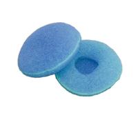 Acouto 30pcs de Reemplazo de Espuma de Espuma Cubiertas de Esponja de Auriculares Suaves y Cómodos Cojines de Esponja para Auriculares para Mp3 Mp4 15 Mm Azul Cómodo Reemplazo de T de (Blue)