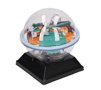 Acouto 3D B Impelecto Educativo Acumulación de Plástico de Paciencia para Niños 100 Obstáculos Laberinto Balada3d Ball3d Rompecabezas de Balón Listón Spherefere Sphere Gamekids Educación Los (100