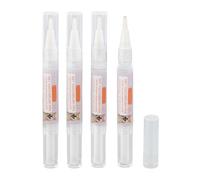 Acouto 3ml 4pcs Bolígrafo de Cepillo de Dientes para Mascotas Bolígrafo para Dientes de Perro Placa de Sarro para Eliminar el Mal Aliento y el Olor de los para Perros Gatos que Nutre Profundamente